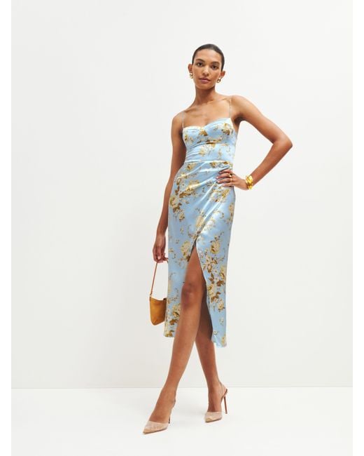 marguerite silk dress reformation Marguerite Silk Dress