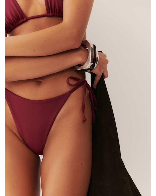 Reformation Brown Elba Bikini Bottom