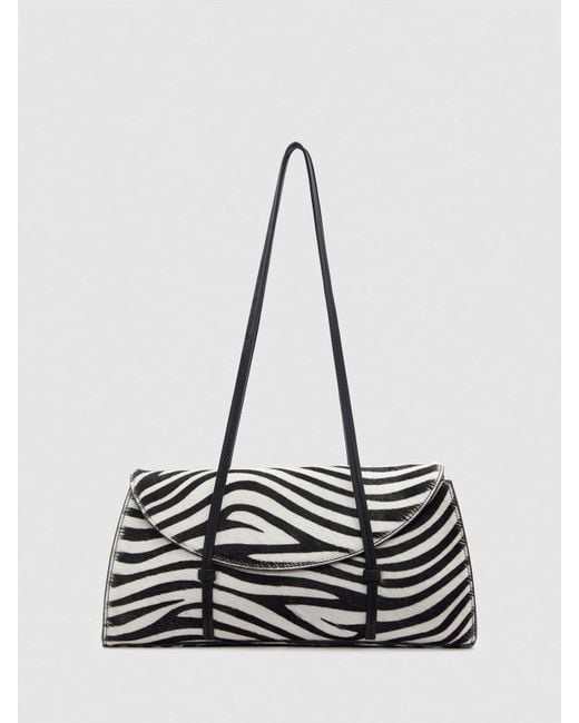 Reformation White Elena Shoulder Bag