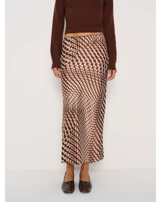 Reformation Natural Layla Silk Skirt 2