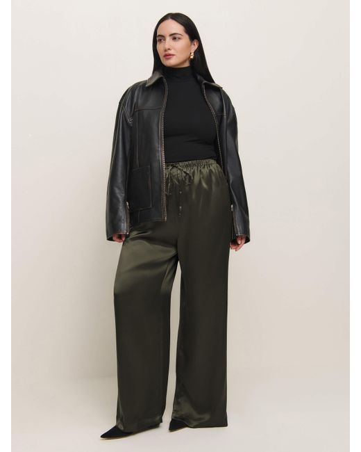 Reformation Multicolor Olina Silk Pant Es