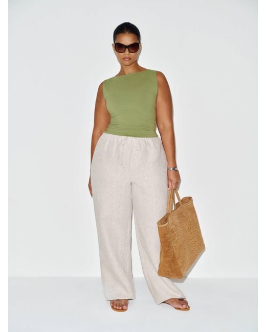 Reformation White Dusk Knit Top Es Bean