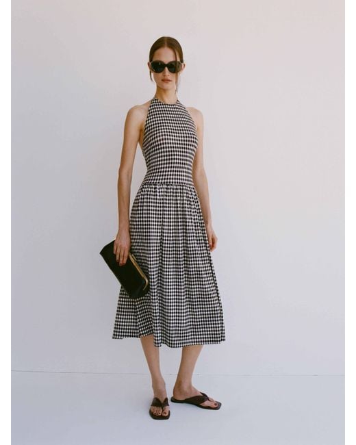 Reformation White Clara Knit Dress