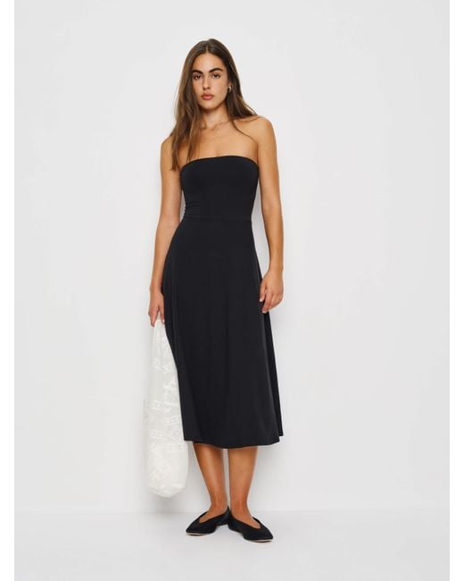 Reformation Blue Lora Knit Dress