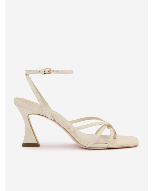 Reformation Black Gen Heeled Sandal