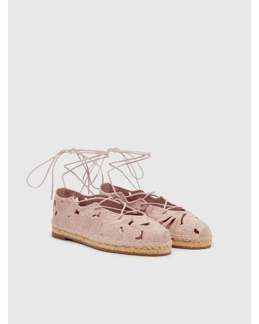 Reformation Pink Adeline Espadrille