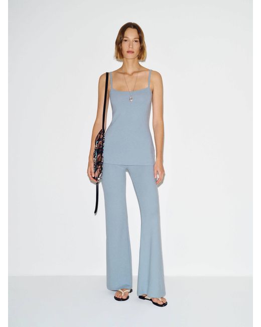 Reformation Blue Bria Knit Two Piece