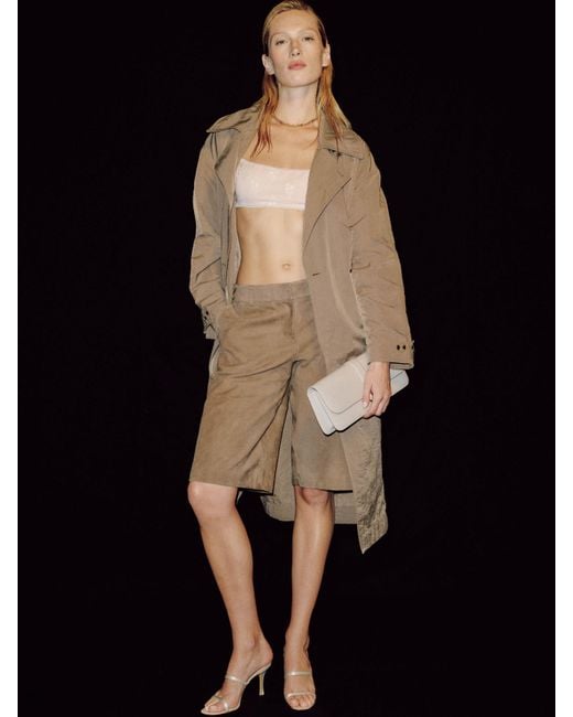 Reformation Black Nolan Trench Coat