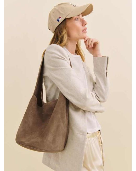 Reformation Natural Medium Silvana Bucket Bag