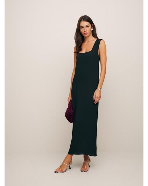Reformation Blue Vea Dress