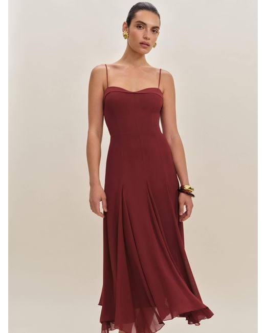 Reformation Fredo Dress Chianti 6