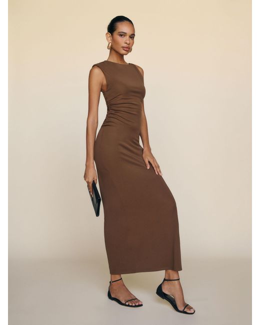 Reformation Natural Amara Knit Dress