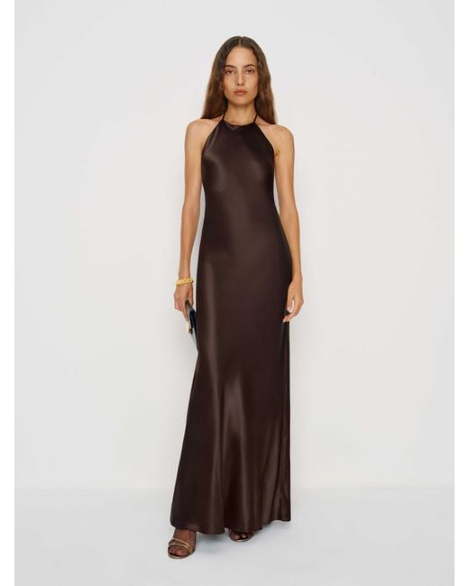 slip dress wedding Long Silk Slip Dress in Pearl – KkCo
