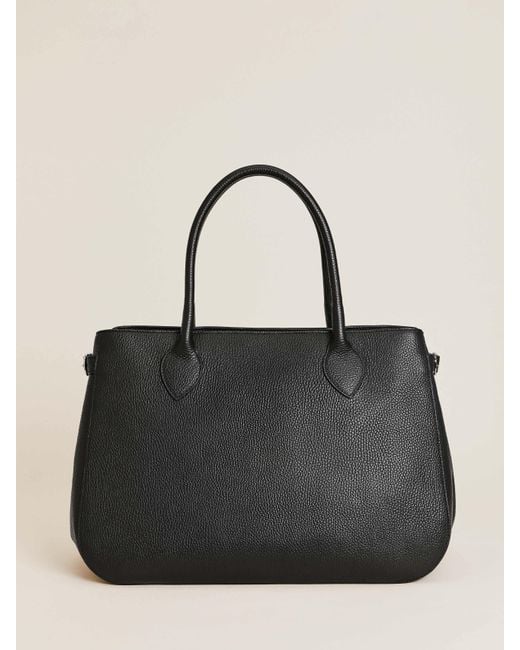 Reformation Black Oversized Patrizia Bag Leather