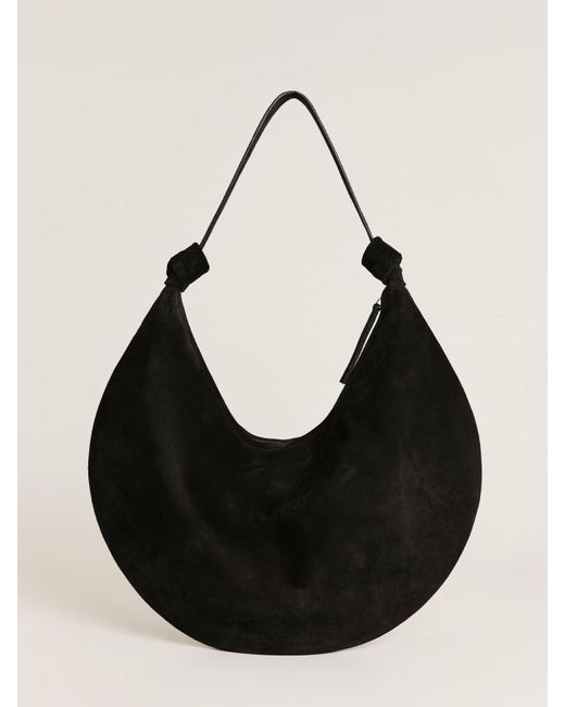 Reformation Black Rhea Hobo Bag