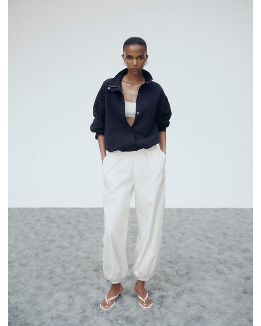 Reformation Blue Kendall Jacket