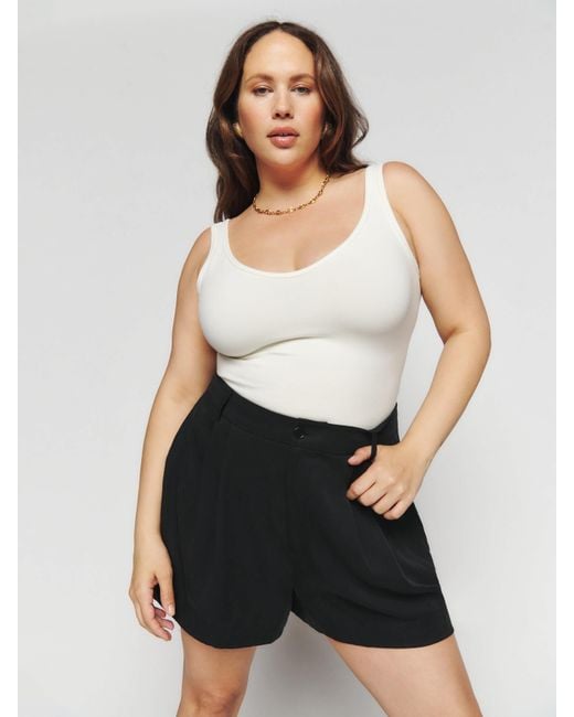 Reformation Black Mason Short Es