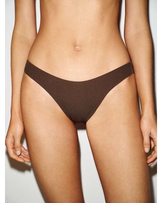 Reformation White Amore Bikini Bottom