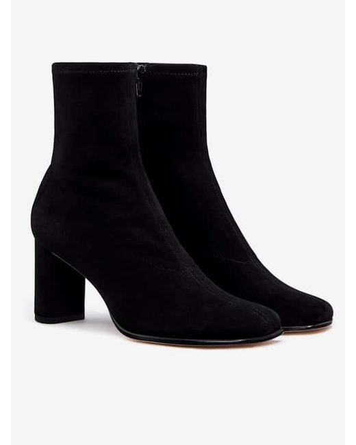 Reformation Black Presley Ankle Boot