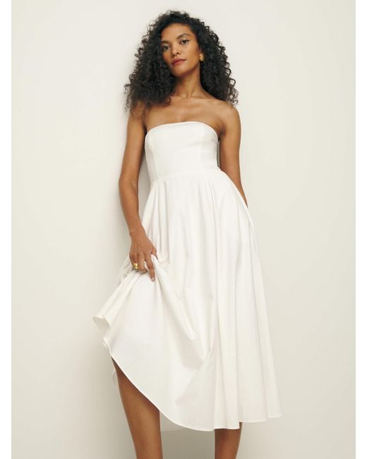 Reformation White Astoria Dress