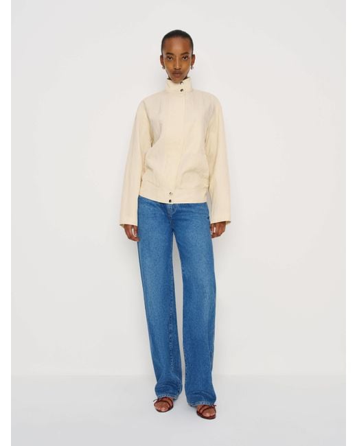 Reformation Blue Noah Jacket