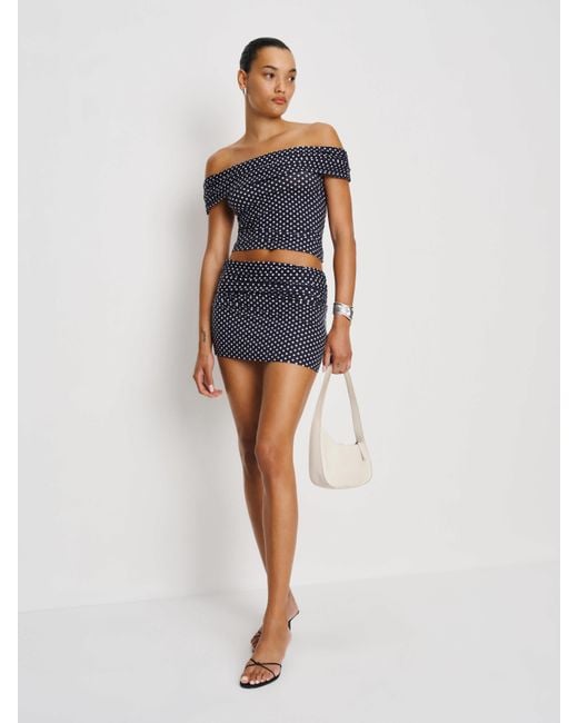 Reformation Blue Isla Knit Two Piece