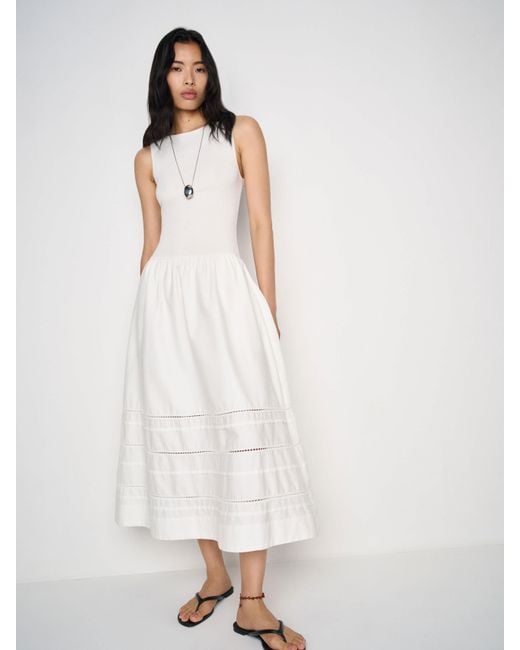 Reformation White Idelle Dress