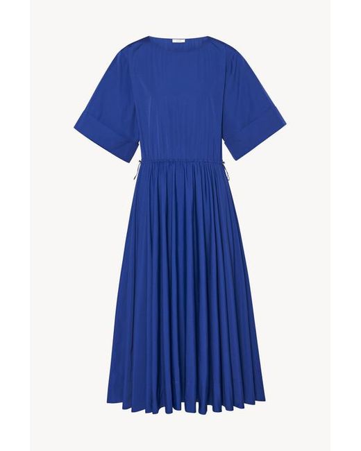 The Row Dress French Blue Cotton Lyst