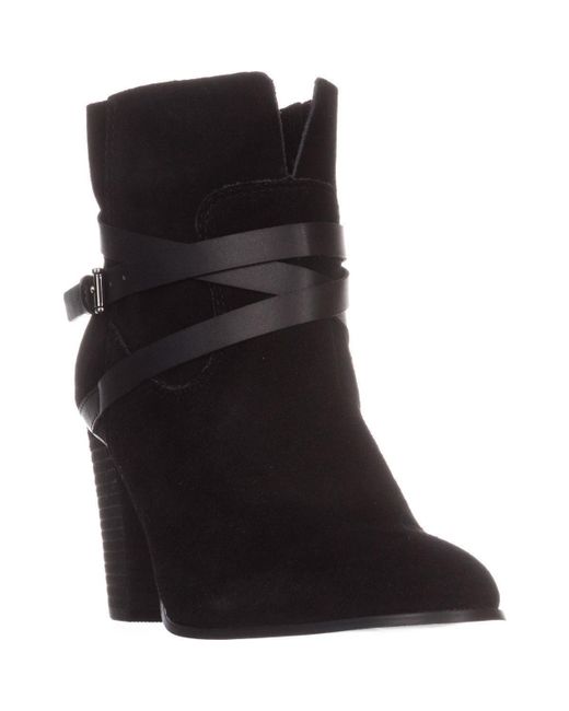 carlos santana black ankle boots