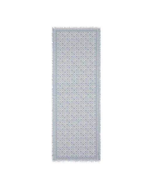 Sciarpa Blu di Tory Burch in Gray