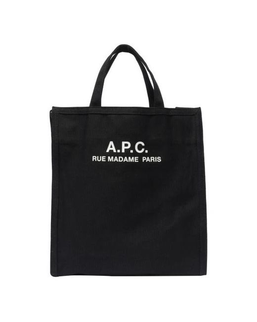 Borsa Nera di A.P.C. in Black da Uomo