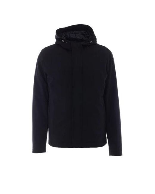 Giacca Nera di Herno in Blue da Uomo