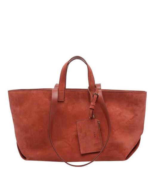 Borsa Rossa di A.P.C. in Red