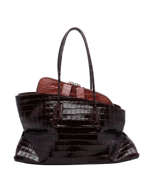 Borse. Burgundy di The Attico in Black