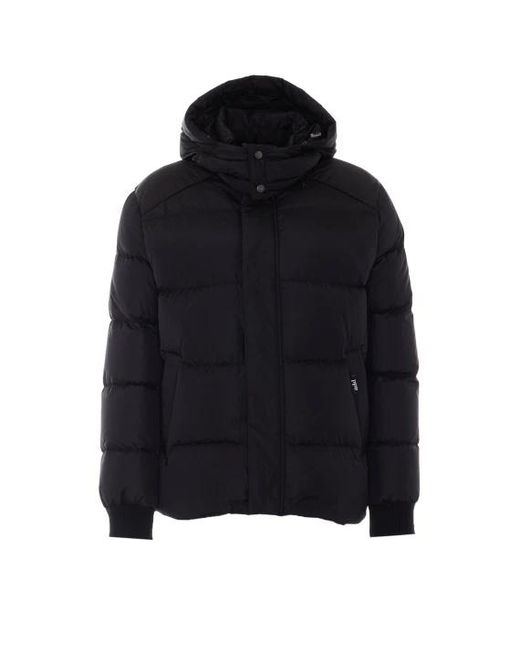 Giaccone Nero di Add in Black da Uomo