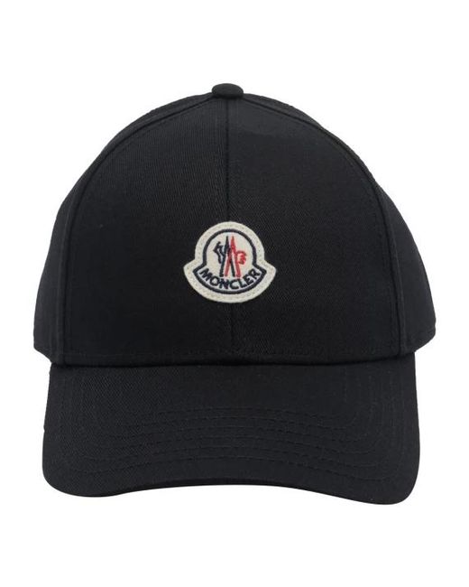 Cappello Nero di Moncler in Black da Uomo