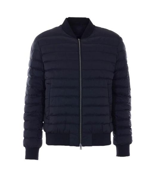 Giacca Nera di Herno in Blue da Uomo