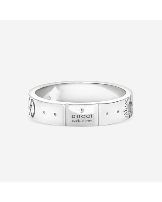 Gucci Metallic Icon 18K Band Ring Ybc607339002010