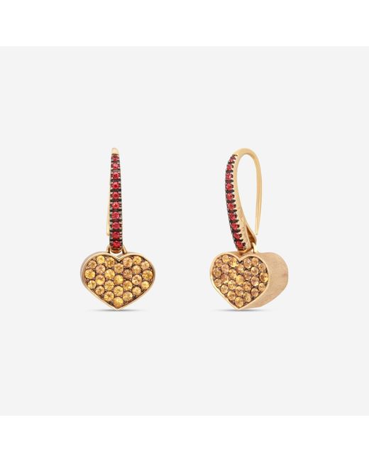 Nanis Metallic 18K & Sapphire Drop Earrings Os6-506