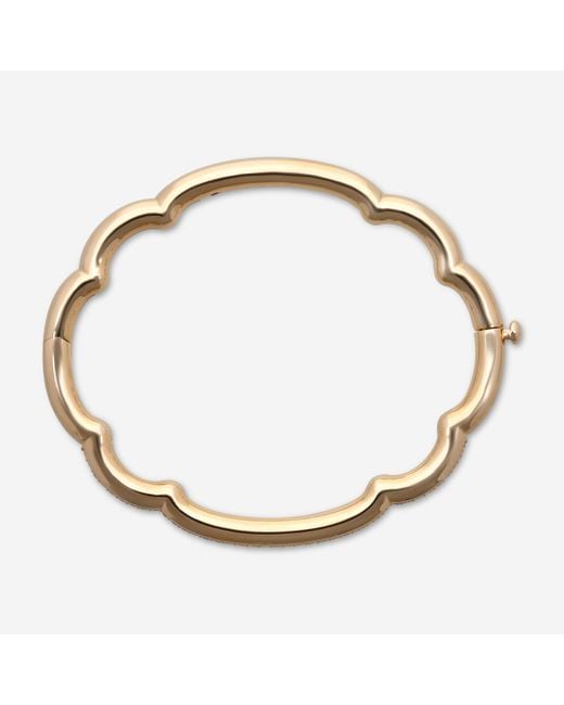 Roberto Coin Metallic Cialoma 18K Diamond Cloud Bangle Bracelet 7773574Axbax