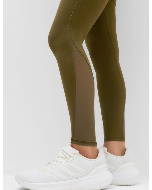 GOODMOVE Green Women's Go Train Waist Sculpt Mesh leggings