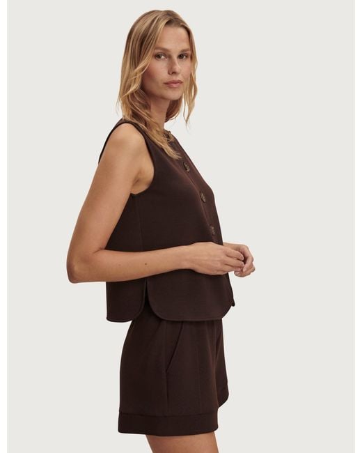 Varley Brown Women's Atrium High Waisted Short 4.5"