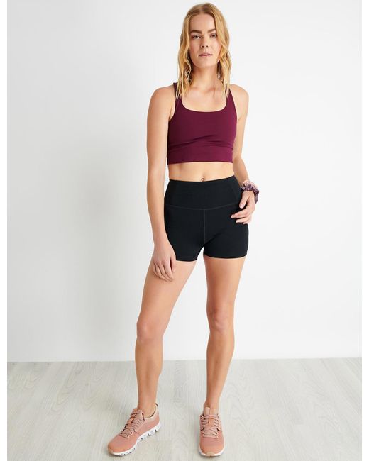 GIRLFRIEND COLLECTIVE Black Women's High Waisted Run Short