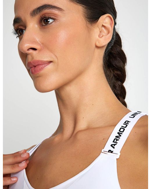 Under Armour White Women's Infinity 2.0 High Support Sports Bra