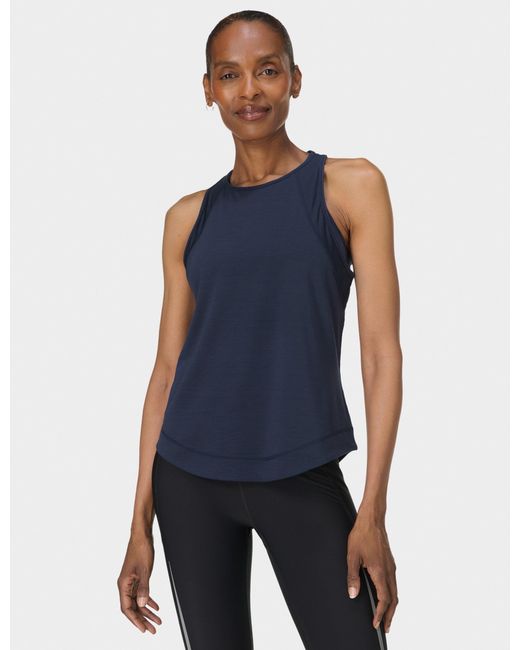 Sweaty Betty Blue Women's Breathe Easy Mesh Run Vest Top