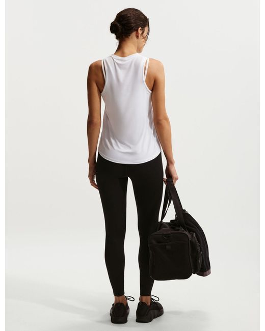 Nike White Women's One Classic Dri-fit Tank Top