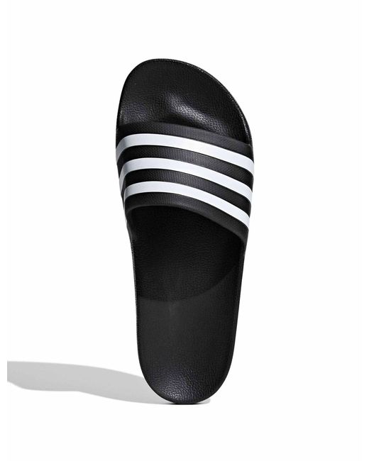 Adidas White Women's Adilette Aqua Slides