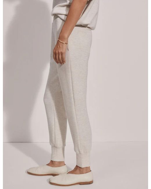 Varley White Women's The Slim Cuff Pant 25 Ivory Marl