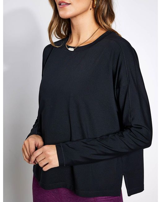 GIRLFRIEND COLLECTIVE Blue Women's Reset Long Sleeve Tee