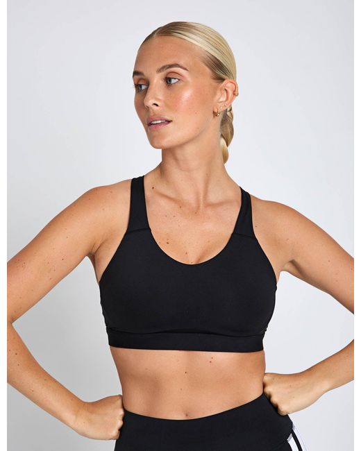 Adidas Black Women's Optime Essentials Workout High Support Sports Bra